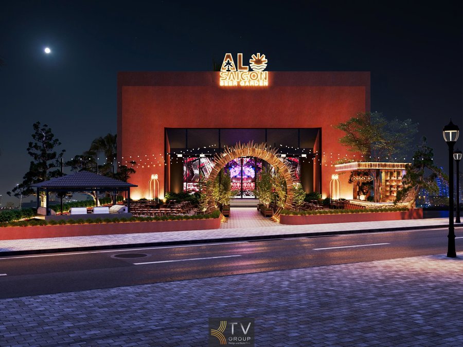 Thiết kế Beer Food Garden tại Phú Quốc – Giải pháp nhà hàng sân vườn kết hợp ẩm thực, bia và giải trí ngoài trời hiệu quả