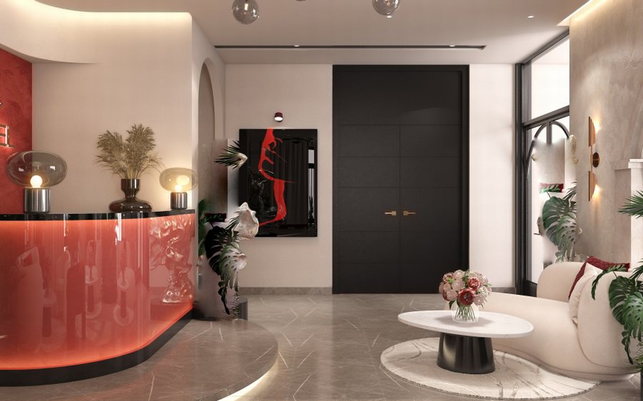 Mô tả chi tiết Thiết kế thi công nội thất phòng khách sạn 