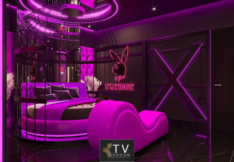 Thiết kế phòng chủ đề lãng mạn, tối ưu ánh sáng – bố cục – vật liệu, mang đến trải nghiệm nghỉ dưỡng ấm áp và cuốn hút cho khách lưu trú. 