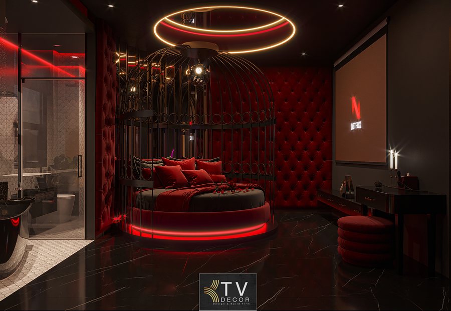 Title SEO: Thiết kế thi công nội thất phòng khách sạn chủ đề tình yêu lãng mạn – Đẳng cấp, khác biệt, cuốn hút 