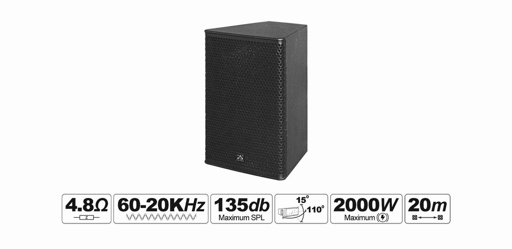 DARE HA16 Loa Array Hướng Ngang – 15” Passive Horizontal Array – 1000W 128db 1