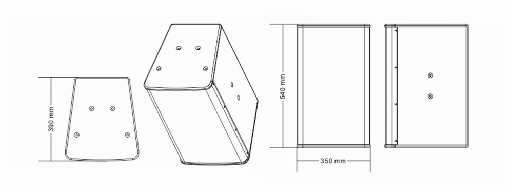P12 – Loa Đa Hướng Passive Fullrange 12” | Âm Thanh Mạnh Mẽ Cho Bar, Club & Karaoke 6