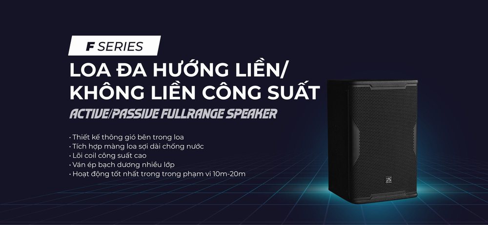 Loa Đa Hướng F-Series Liền/Không Liền Công Suất | Dare Professional Audio 