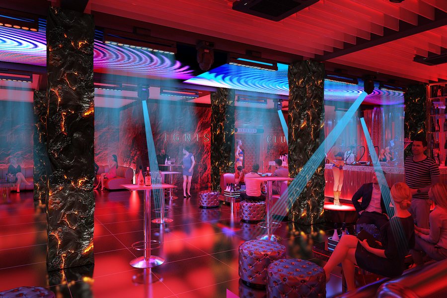 Bar Club TPHCM với hệ thống ánh sáng xanh đỏ hiện đại, không gian trẻ trung, mang đến bầu không khí giải trí bùng nổ.Bar Club TPHCM với hệ thống ánh sáng xanh đỏ hiện đại, không gian trẻ trung, mang đến bầu không khí giải trí bùng nổ. 