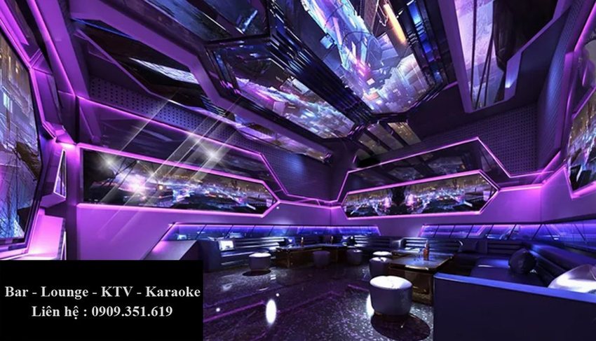 Thiết kế thi công karaoke tại Bình Dương phong cách hiện đại – KTV DECOR
