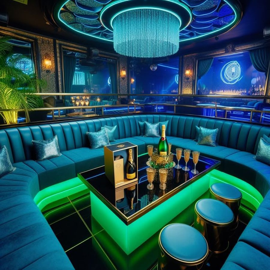 Thiết kế thi công karaoke tại Bình Phước phong cách VIP Lounge với nội thất cao cấp và ánh sáng LED hiện đại