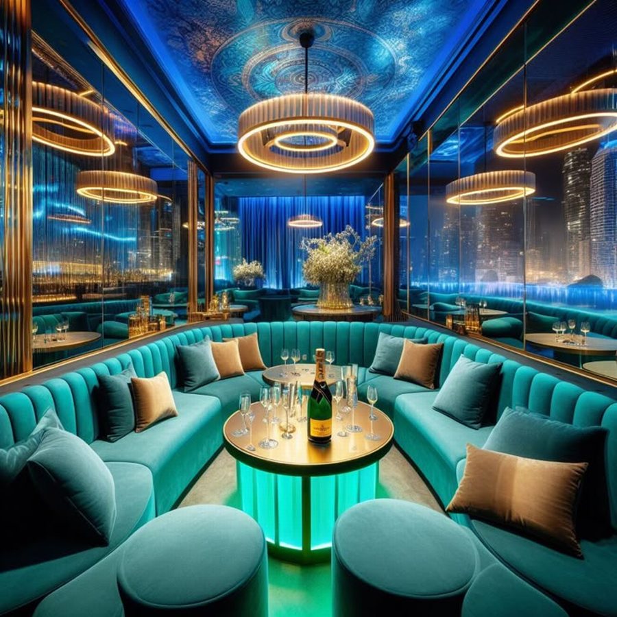 Thiết kế thi công karaoke tại Bình Phước phong cách luxury với nội thất nhung cao cấp và ánh sáng nghệ thuật