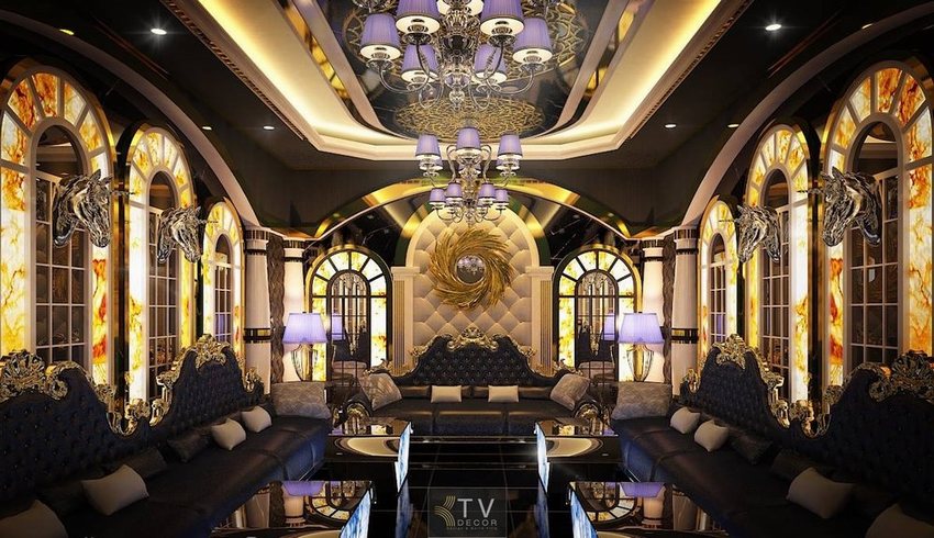 Phòng karaoke KTV ROOM phối cảnh 3D chân thực