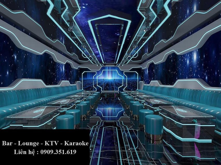 Nội thất phòng karaoke cao cấp tại Đà Nẵng Mẫu phòng karaoke phong cách công nghệ tại Đà Nẵng