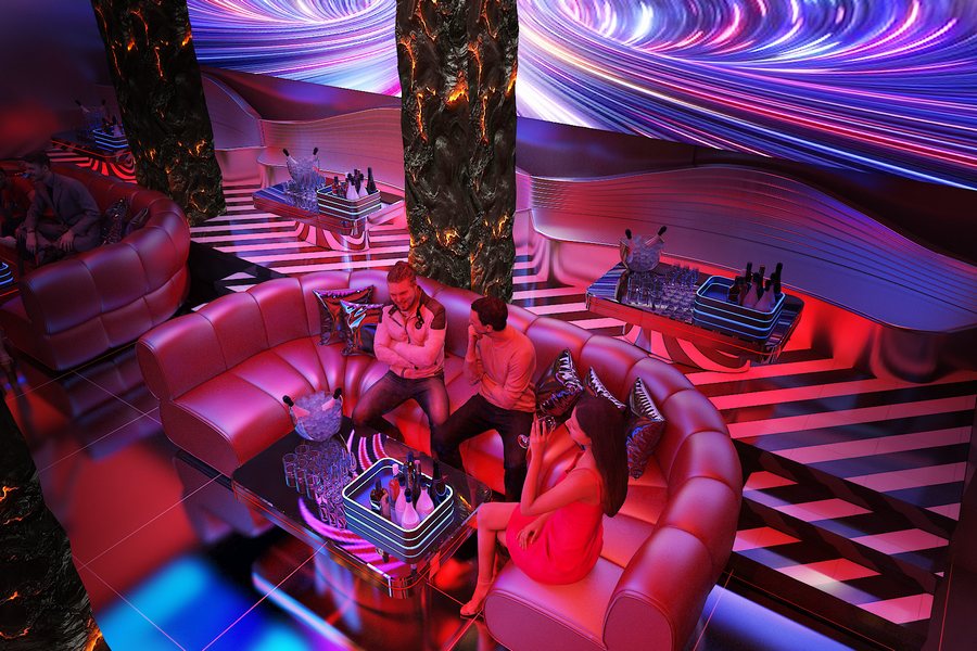 Quán bar sang trọng với thiết kế đậm chất nghệ thuật và năng động