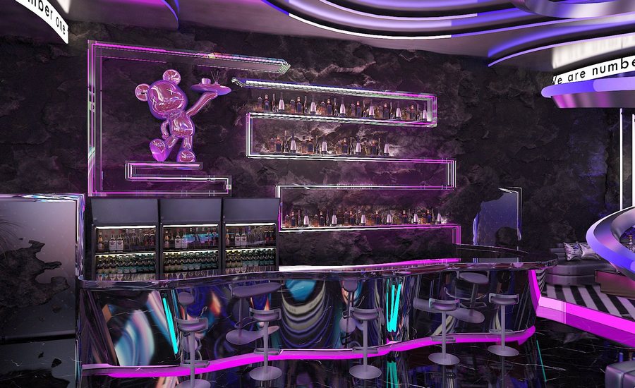 Khu bàn VIP sang trọng trong Lounge cao cấp  Không gian Beer Garden phong cách mở thoáng đãng  Thi công nội thất Lounge Bar sử dụng vật liệu cao cấp 