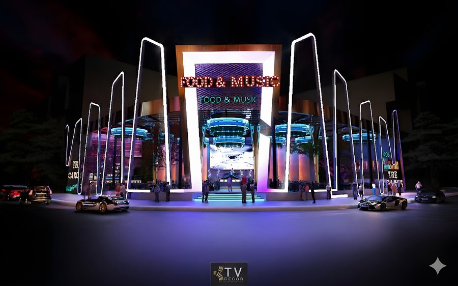 Dự án thiết kế và thi công nhà hàng Garden – KTV GROUP mang đến không gian ẩm thực xanh, âm thanh ánh sáng và kiến trúc ấn tượng.
