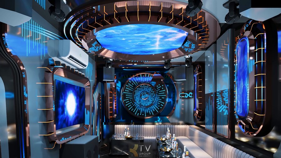 Giải Pháp Thiết Kế Karaoke Bình Dân – Tối Ưu Chi Phí, Vẫn Nổi Bật Hiệu Ứng Ánh Sáng Hiện Đại 44