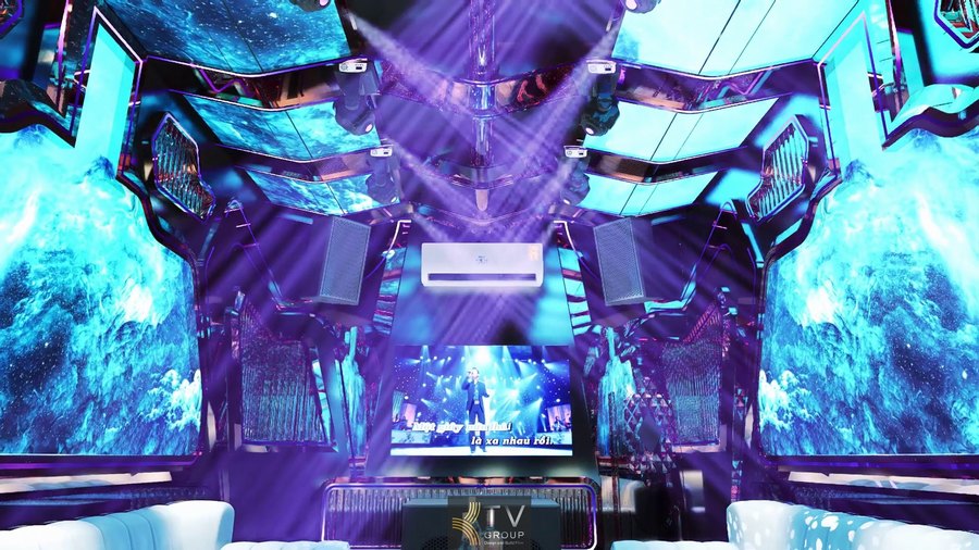 Thiết kế thi công phòng Karaoke CHUẨN VIP – bùng nổ cảm xúc, ánh sáng công nghệ đỉnh cao, nâng tầm giá trị kinh doanh cùng KTV GROUP.