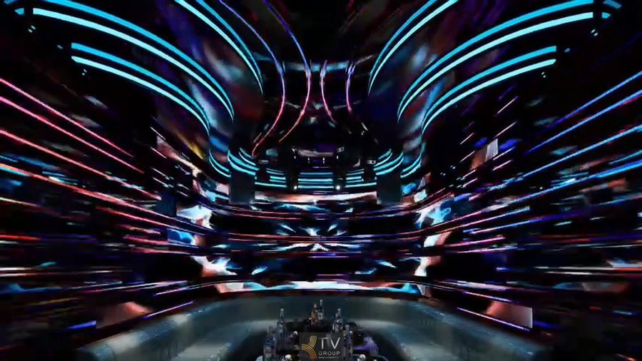 Không gian phòng Karaoke KTV LED Full Room – thiết kế hiện đại với hiệu ứng ánh sáng đa tầng, tạo chiều sâu và năng lượng thị giác mạnh mẽ cho trải nghiệm giải trí đẳng cấp.