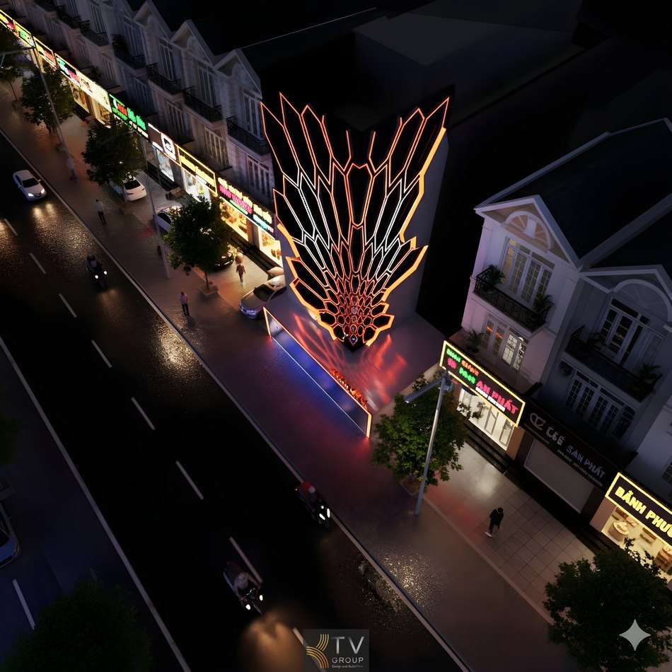 KTV GROUP biến không gian kiến trúc thành sân khấu của ánh sáng – nơi mỗi chi tiết đều được tính toán để tỏa sáng và khẳng định đẳng cấp thương hiệu. 