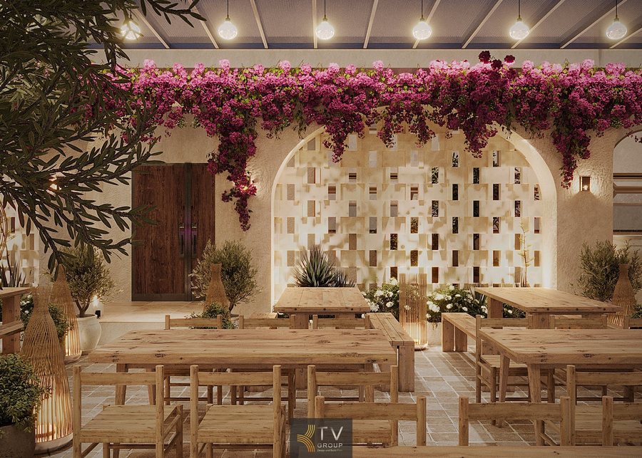 Không gian thưởng thức ẩm thực và âm nhạc tại Garden