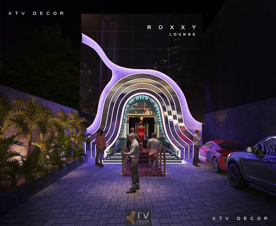 Tổng quan thiết kế ngoại thất mặt tiền Lounge 