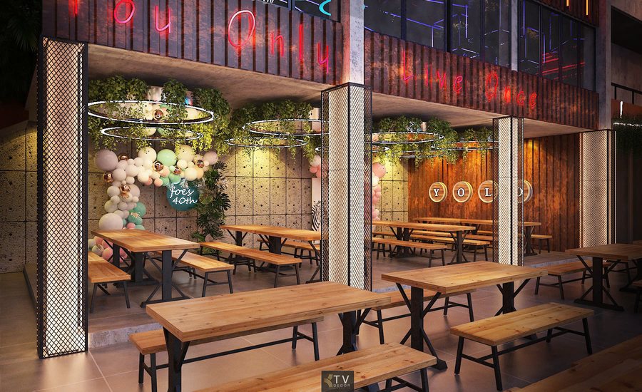 Thiết kế thi công set up nhà hàng Beer Food Garden - Dự án nổi bật 13