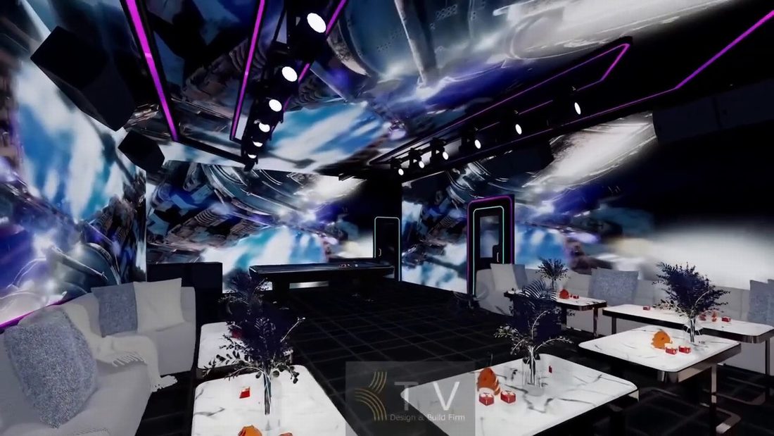 Thiết kế Karaoke 6D trọn gói tại TP.HCM cho mô hình Lounge và Club. 