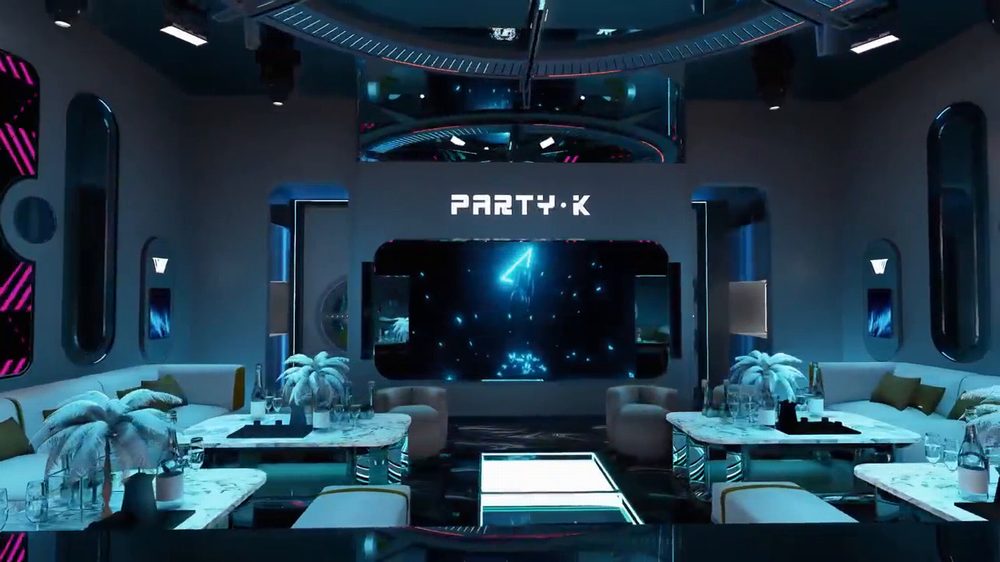 Thiết kế phòng karaoke China Style hiện đại với màn hình LED nghệ thuật và hệ thống ánh sáng Luxury Lighting cao cấp. 