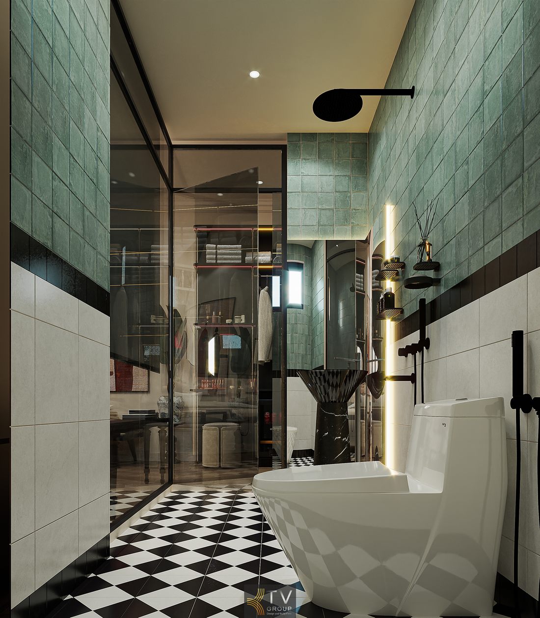 Nội thất phòng khách sạn cao cấp với giường bọc nệm, bàn console nhỏ gọn, tab đầu giường tiện dụng, kết hợp decor tinh tế giúp tối ưu công năng và giữ được sự sang trọng cần thiết.