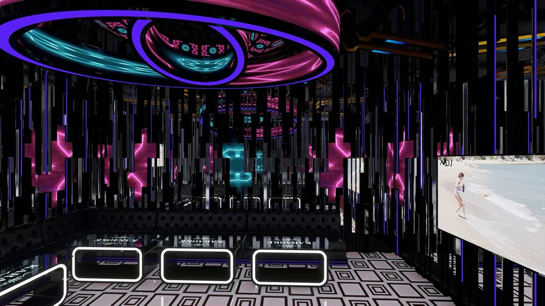 Thiết kế phòng karaoke VIP theo xu hướng Nightlife Entertainment 2026 Không gian karaoke VIP sang trọng với âm thanh và ánh sáng chuyên nghiệp