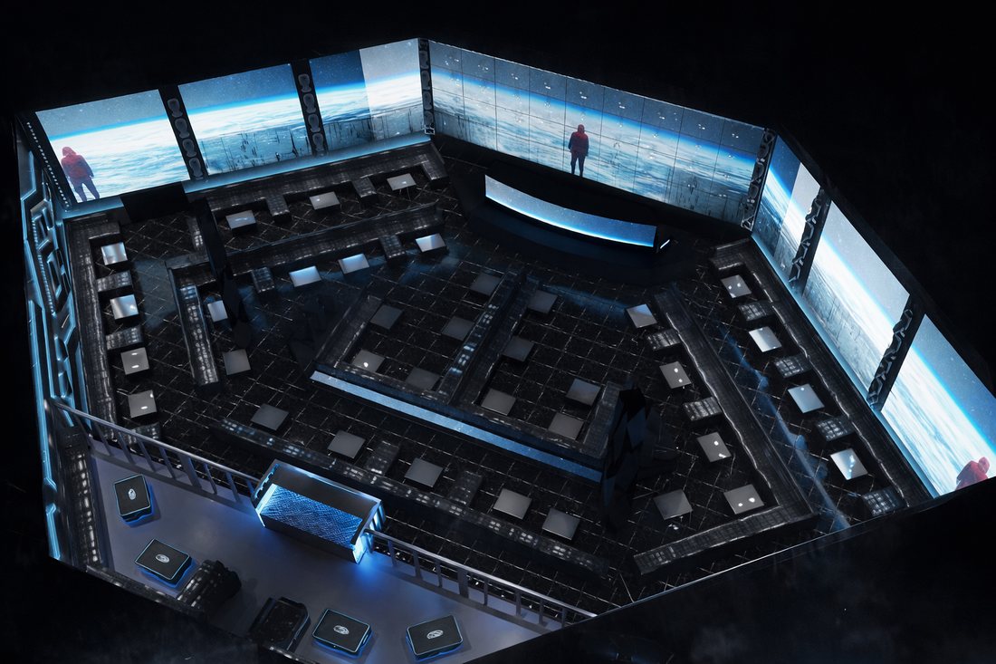 Thiết kế thi công quán Bar EDM hiện đại, không gian DJ Booth trung tâm, ánh sáng LED sân khấu, setup vận hành khoa học, tối ưu trải nghiệm khách và hiệu quả kinh doanh nightlife.