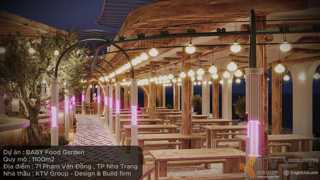 Dự án thiết kế thi công beer nha trang cao cấp do KTV Group thực hiện