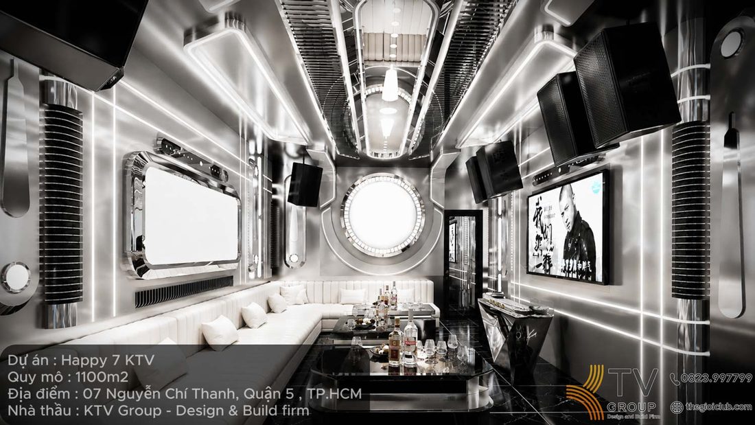 Dự án thiết kế thi công karaoke cao cấp do KTV Group thực hiện 1