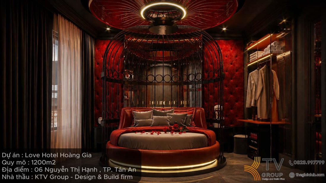 Dự án thiết kế thi công khách sạn cao cấp do KTV Group thực hiện