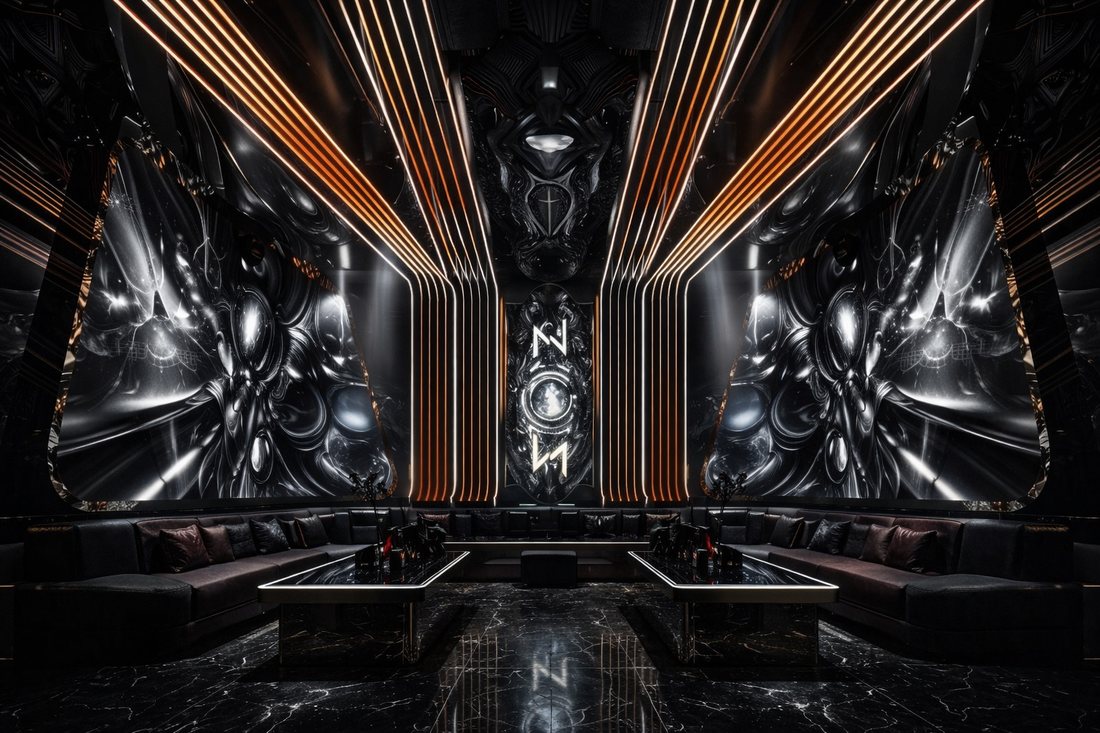 Bố cục nội thất khoa học, sofa da êm ái cùng hệ âm thanh chuẩn phòng giải trí chuyên nghiệp giúp nâng cao trải nghiệm khách hàng. 