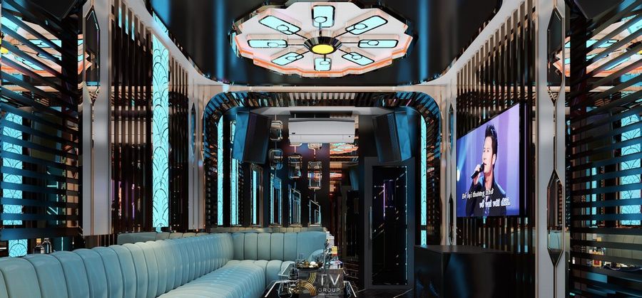 Thi công nội thất Karaoke KTV HKTV TPHCM