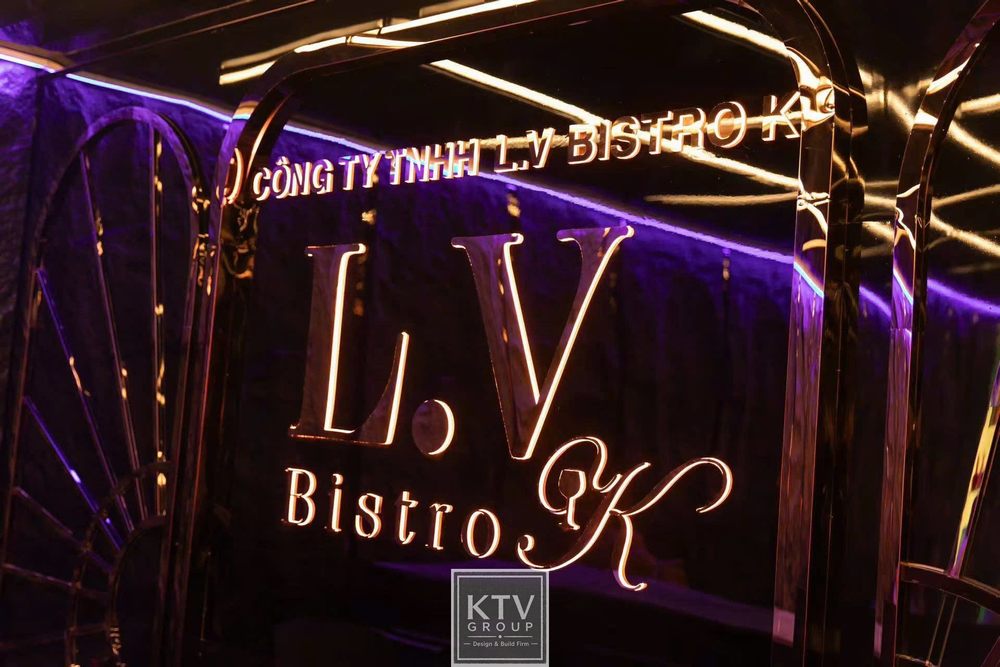 Dự án LV Bistro K thiết kế thi công trọn gói KTV GROUP
