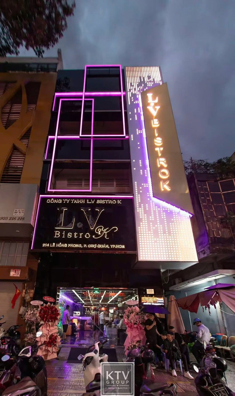 Thiết kế không gian Karaoke LV Bistro K Quận 5