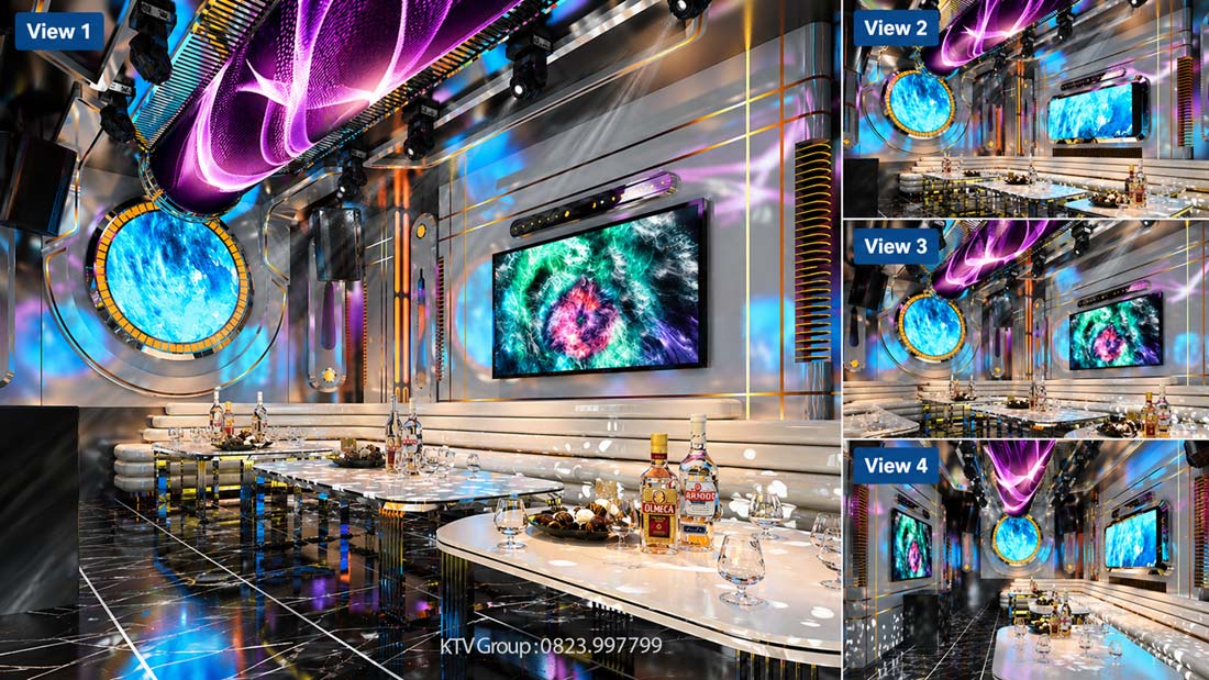 mẫu thiết kế karaoke 2026, thiết kế karaoke KTV đẹp, thi công karaoke hiện đại, decor karaoke luxury, karaoke futuristic, phòng karaoke VIP, thiết kế nội thất karaoke, karaoke ánh sáng LED, karaoke cao cấp TP.HCM, mẫu karaoke đẹp chất