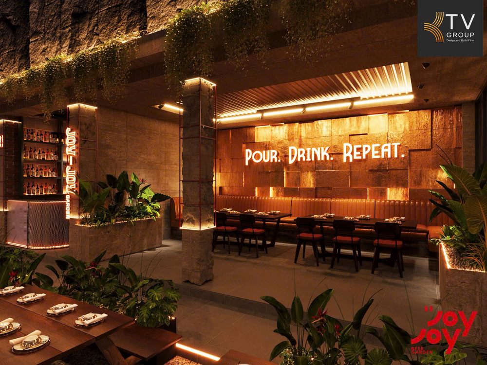 Thiết kế quầy bar Beer Club phong cách hiện đại tại Quận 7