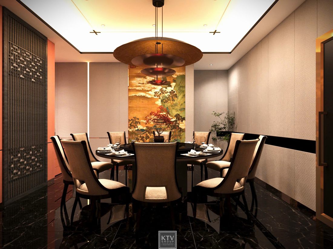 Thi công nội thất phòng VIP 04 Viet Pho Restaurant bởi KTV GROUP