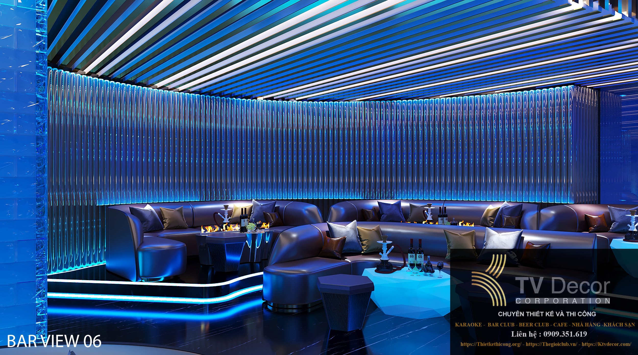 Thiết kế Lounge Bar Club tại TPHCM 3