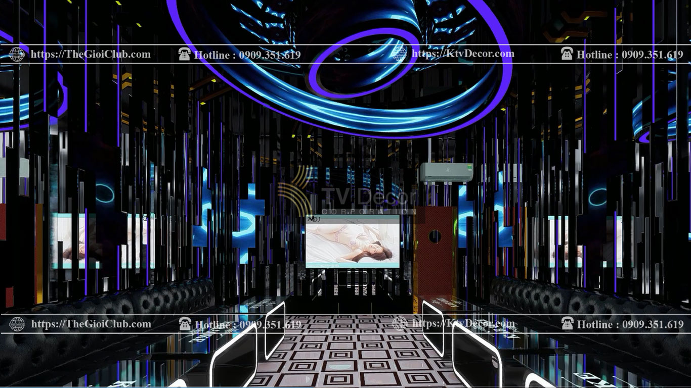 Hình ảnh thiết kế thi công phòng Vip KTV karaoke KTV Côn Đảo - 014