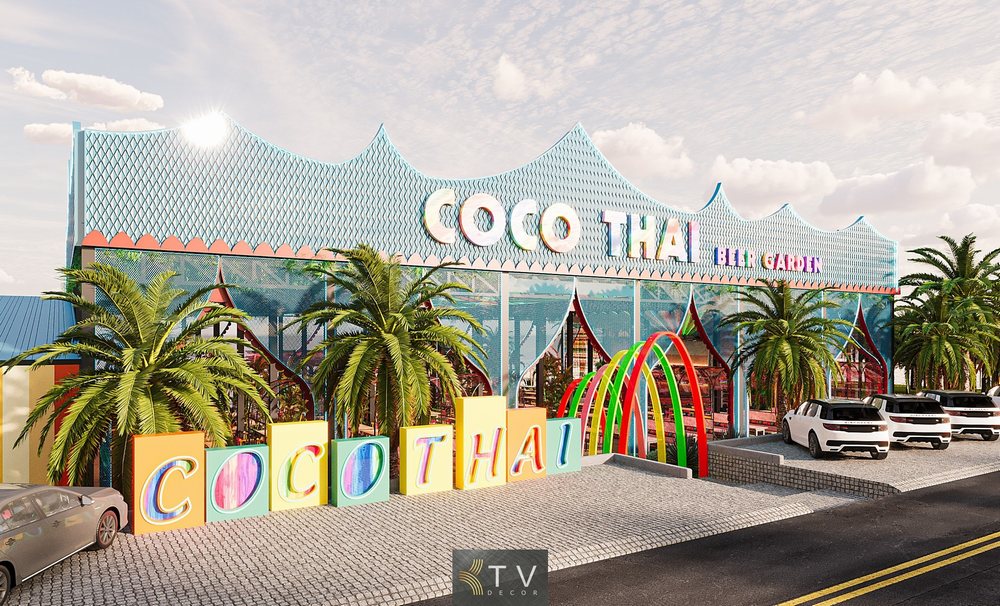 Thiết kế nhà hàng Beer Club Garden CoCo Thai - Phan Thiết 18