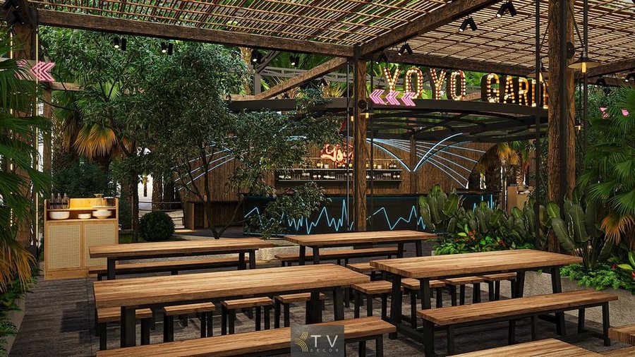 báo giá thiết kế Beer Garden,báo giá thi công Beer Garden 15