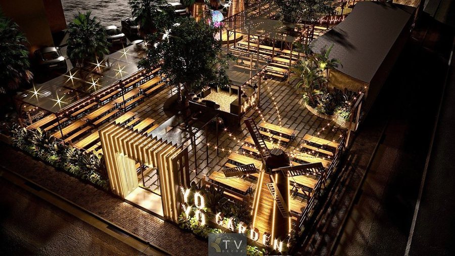 báo giá thiết kế Beer Garden,báo giá thi công Beer Garden 100