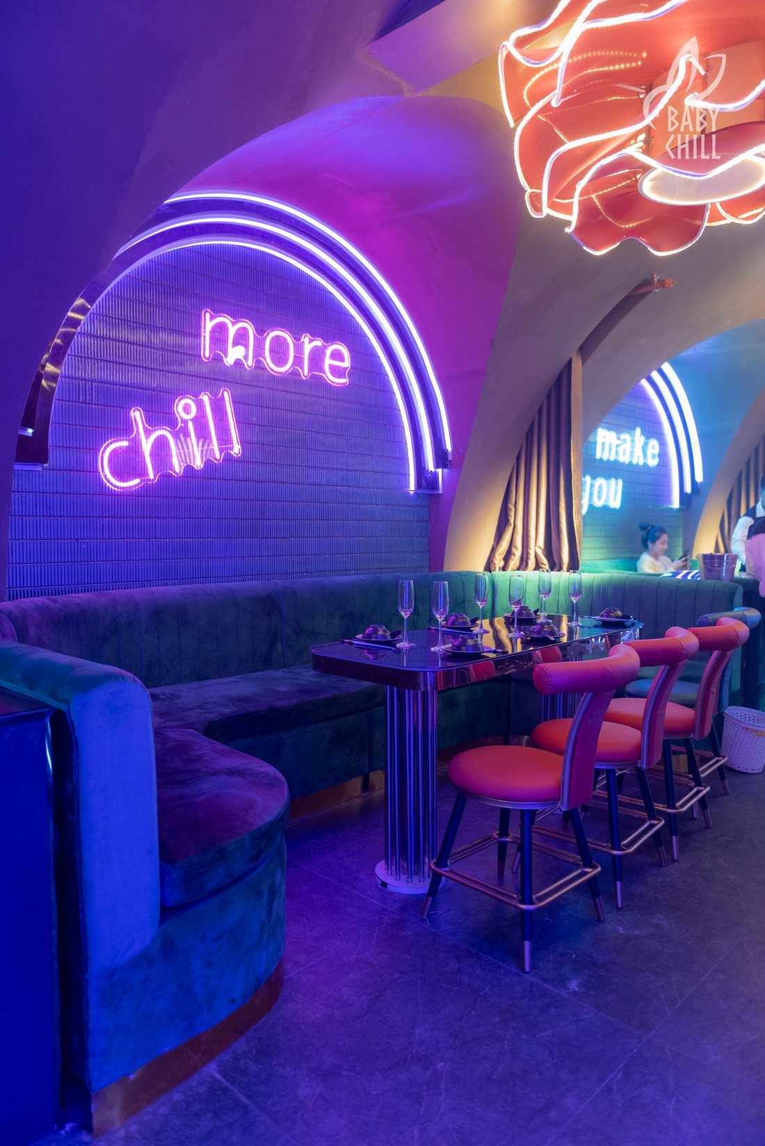 Baby Chill - Make You More Chill - Lounge Nhà hàng - Thiết kế thi công set up KTV DECOR 2