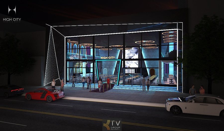 Thiết Kế Thi Công Beer Food Garden Mặt Kính Hiện Đại – Thẩm Mỹ Cao – Thu Hút Khách  H1: 