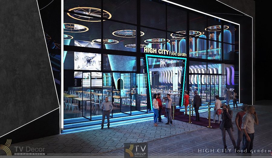 Thiết kế Beer Food Garden sang trọng, ánh sáng ấn tượng và bố trí không gian khoa học giúp tối ưu công năng và tạo trải nghiệm cao cấp. 