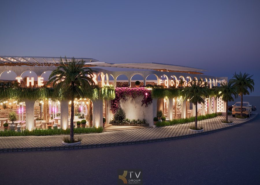 Thiết kế thi công trọn gói nhà hàng Beer Garden tại Nha Trang theo phong cách Rustic Địa Trung Hải (Rustic Mediterranean), mang đến một không gian giải trí ngoài trời độc đáo và lãng mạn. 