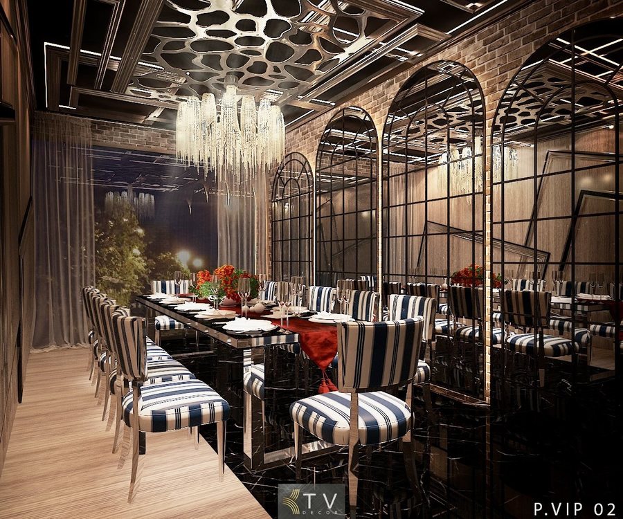 Thiết Kế Thi Công Phòng VIP Nhà Hàng Sang Trọng – Không Gian Riêng Tư Chuẩn Đẳng Cấp 2025 