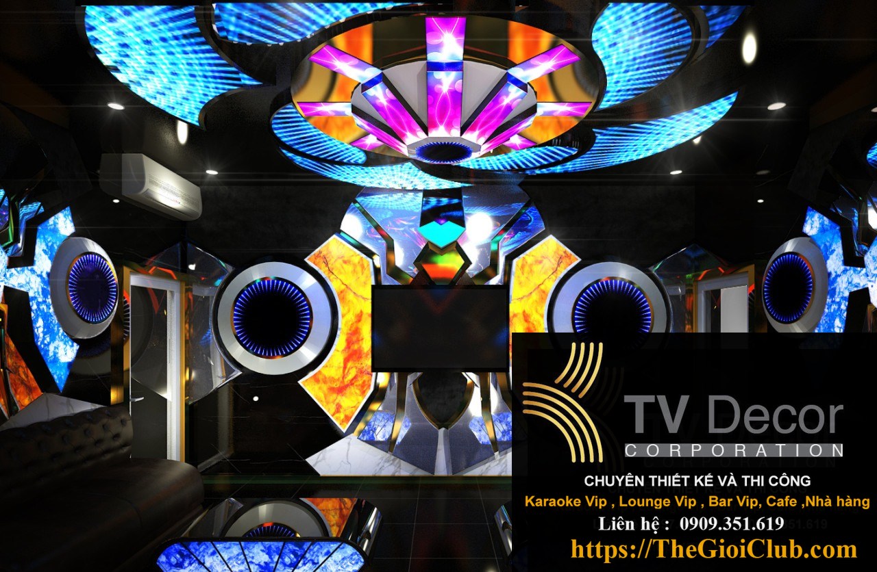 Báo giá thiết kế thi công phòng karaoke hiện đại KTV07 34
