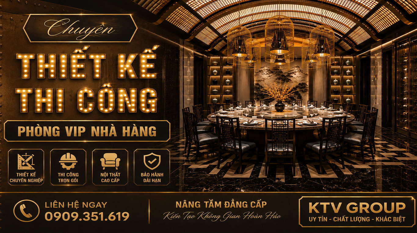 Thiết kế phòng  Vip nhà hàng